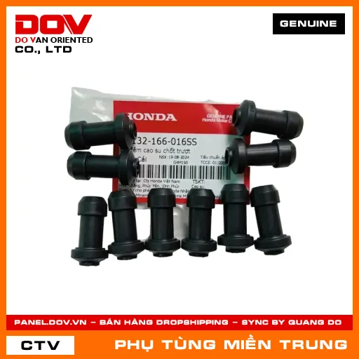 BỘ ĐỆM CAO SU CHỐT TRƯỢT HONDA CHÍNH HÃNG (MÃ: 45132166016SS) — 45132166016SS