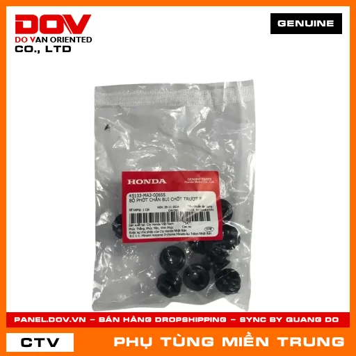 BỘ PHỚT CHẮN BỤI CHỐT TRƯỢT B HONDA CHÍNH HÃNG (MÃ: 45133MA3006SS) — 45133MA3006SS