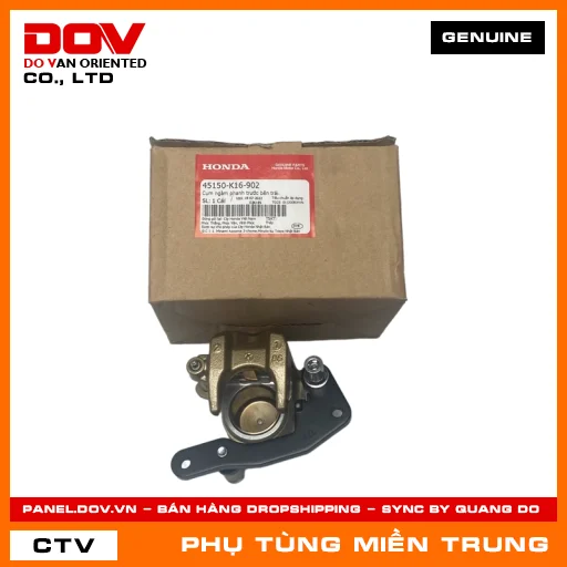 CỤM NGÀM PHANH TRƯỚC BÊN TRÁI HONDA CHÍNH HÃNG (MÃ: 45150K16902) — 45150K16902