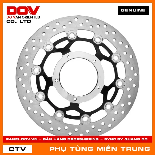 ĐĨA PHANH TRƯỚC TRÁI HONDA CHÍNH HÃNG (MÃ: 45220MFP601) — 45220MFP601