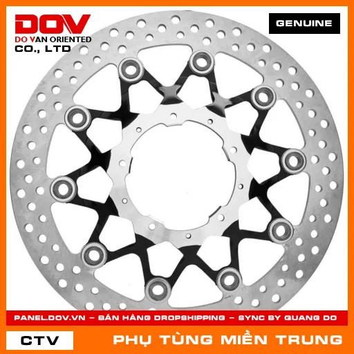 ĐĨA PHANH TRƯỚC TRÁI HONDA CHÍNH HÃNG (MÃ: 45220MKFD41) — 45220MKFD41