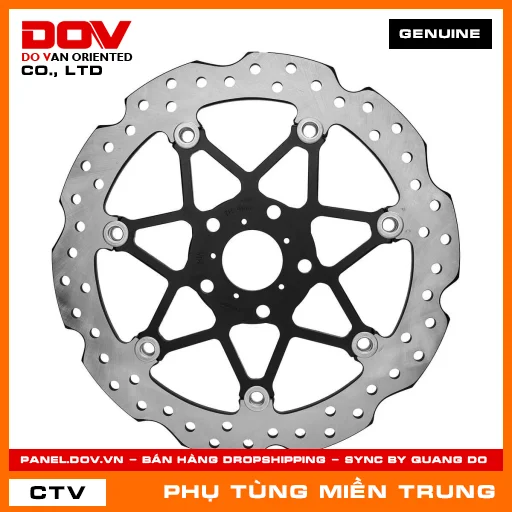 ĐĨA PHANH TRƯỚC TRÁI HONDA CHÍNH HÃNG (MÃ: 45220MKPDQ1) — 45220MKPDQ1