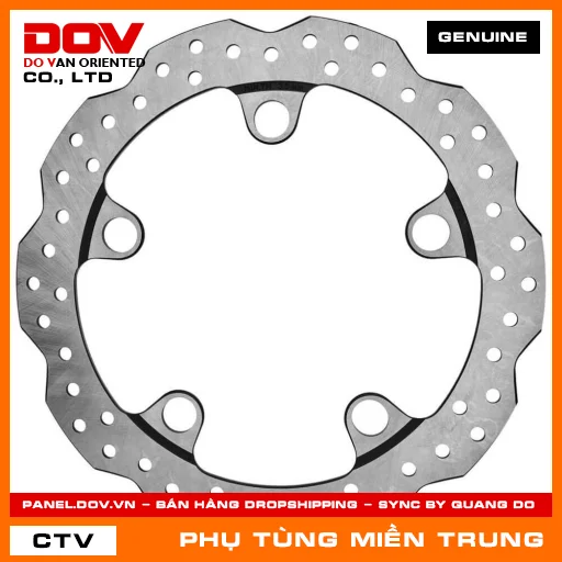 ĐĨA PHANH TRƯỚC PHẢI HONDA CHÍNH HÃNG (MÃ: 45251MKPDN1) — 45251MKPDN1