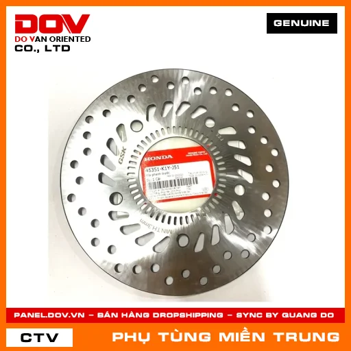 ĐĨA PHANH TRƯỚC HONDA CHÍNH HÃNG (MÃ: 45351K1YJ51) — 45351K1YJ51