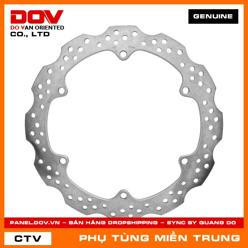 ĐĨA PHANH TRƯỚC TRÁI HONDA CHÍNH HÃNG (MÃ: 45351MJED01) — 45351MJED01