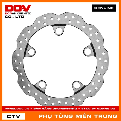 ĐĨA PHANH TRƯỚC TRÁI HONDA CHÍNH HÃNG (MÃ: 45351MKPDN1) — 45351MKPDN1
