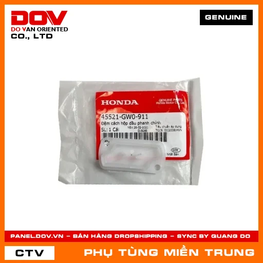 ĐỆM CÁCH XY-LANH PHANH HONDA CHÍNH HÃNG (MÃ: 45521GW0911) — 45521GW0911