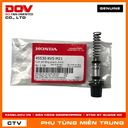 CỤM PÍT TÔNG PHANH CHÍNH HONDA CHÍNH HÃNG (MÃ: 45530KVSM21) — 45530KVSM21