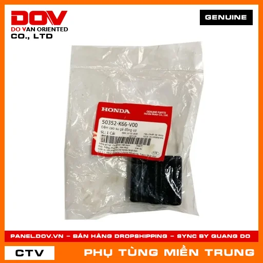 ĐỆM CAO SU GÁ ĐỘNG CƠ HONDA CHÍNH HÃNG (MÃ: 50352K66V00) — 50352K66V00