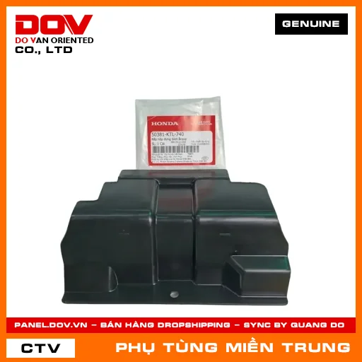NẮP HỘP ĐỰNG BÌNH ẮCQUY HONDA CHÍNH HÃNG (MÃ: 50381KTL740) — 50381KTL740