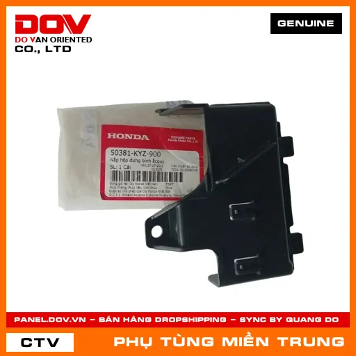 NẮP HỘP ĐỰNG BÌNH ẮCQUY HONDA CHÍNH HÃNG (MÃ: 50381KYZ900) — 50381KYZ900