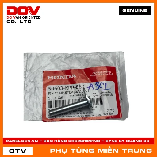 PIN COMP,STEP BARJOINT HONDA CHÍNH HÃNG (MÃ: 50603KPP860) — 50603KPP860