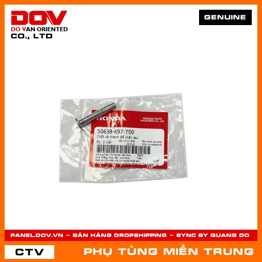 CHỐT CÀI THANH ĐỂ CHÂN SAU HONDA CHÍNH HÃNG (MÃ: 50638K97T00) — 50638K97T00