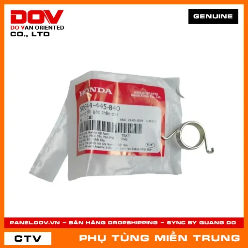 LÒ XO HỒI GÁC CHÂN TRÁI HONDA CHÍNH HÃNG (MÃ: 50644445840) — 50644445840