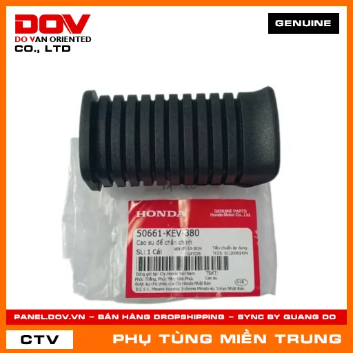 CAO SU ĐỂ CHÂN CHÍNH HONDA CHÍNH HÃNG (MÃ: 50661KEV880) — 50661KEV880