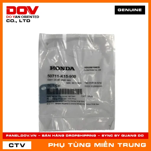 ĐỆM LÓT ĐỂ CHÂN SAU HONDA CHÍNH HÃNG (MÃ: 50711K15900) — 50711K15900