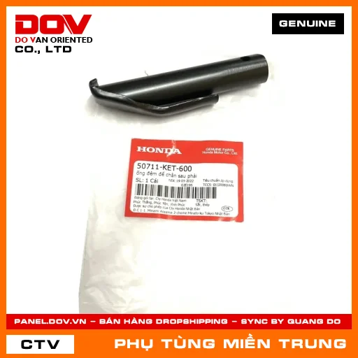 ỐNG ĐỆM ĐỂ CHÂN SAU PHẢI HONDA CHÍNH HÃNG (MÃ: 50711KET600) — 50711KET600
