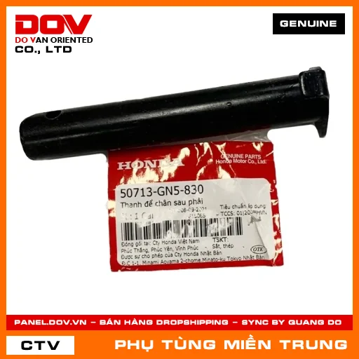 THANH ĐỂ CHÂN SAU PHẢI HONDA CHÍNH HÃNG (MÃ: 50713GN5830) — 50713GN5830