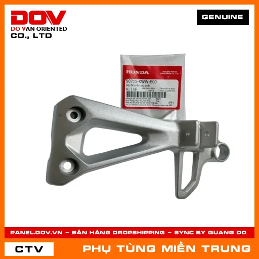 GIÁ ĐỂ CHÂN SAU PHẢI HONDA CHÍNH HÃNG (MÃ: 50715KWWE00) — 50715KWWE00