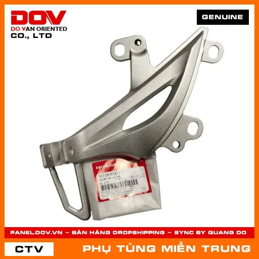 GIÁ ĐỂ CHÂN SAU TRÁI HONDA CHÍNH HÃNG (MÃ: 50716KYZV10) — 50716KYZV10