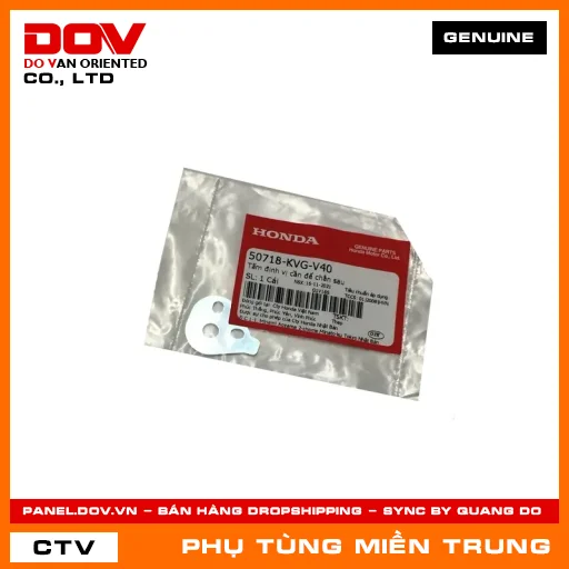TẤM ĐỊNH VỊ CẦN ĐỂ CHÂN SAU HONDA CHÍNH HÃNG (MÃ: 50718KVGV40) — 50718KVGV40