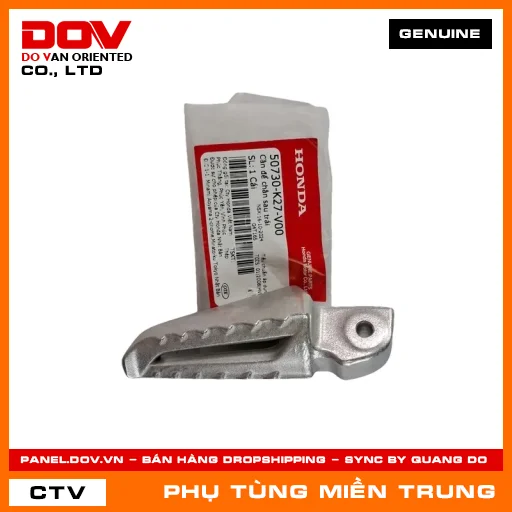 CẦN ĐỂ CHÂN SAU TRÁI HONDA CHÍNH HÃNG (MÃ: 50730K27V00) — 50730K27V00