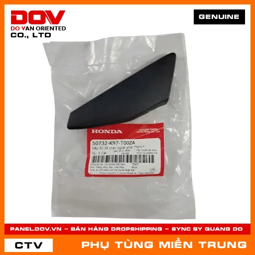 NẮP ỐP ĐỂ CHÂN NGOÀI PHẢI *NH1* HONDA CHÍNH HÃNG (MÃ: 50732K97T00ZA) — 50732K97T00ZA