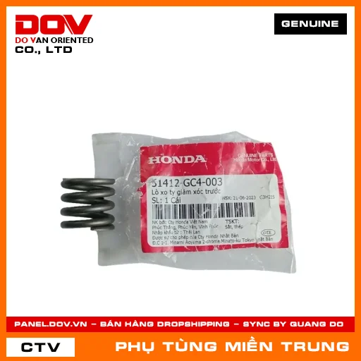 LÒ XO TY GIẢM XÓC TRƯỚC HONDA CHÍNH HÃNG (MÃ: 51412GC4003) — 51412GC4003