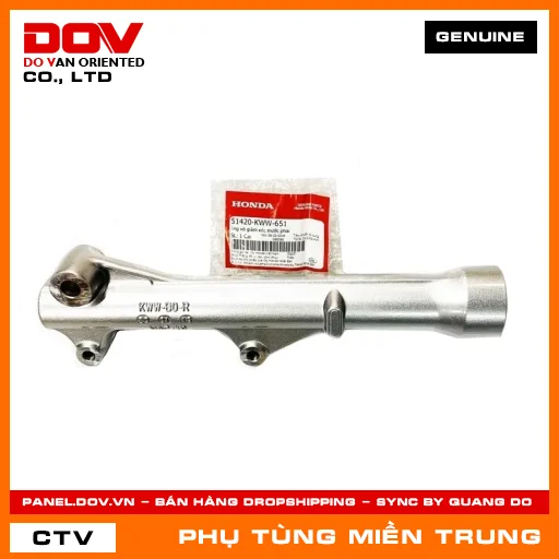 ỐNG VỎ GIẢM XÓC TRƯỚC PHẢI HONDA CHÍNH HÃNG (MÃ: 51420KWW651) — 51420KWW651