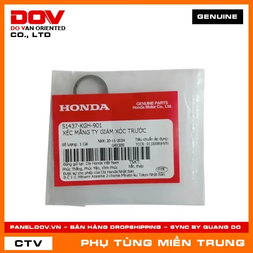 XÉC MĂNG TY GIẢM XÓC TRƯỚC HONDA CHÍNH HÃNG (MÃ: 51437KGH901) — 51437KGH901