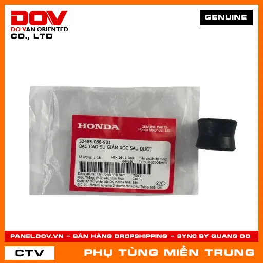 BẠC CAO SU GIẢM XÓC SAU DƯỚI HONDA CHÍNH HÃNG (MÃ: 52485088901) — 52485088901