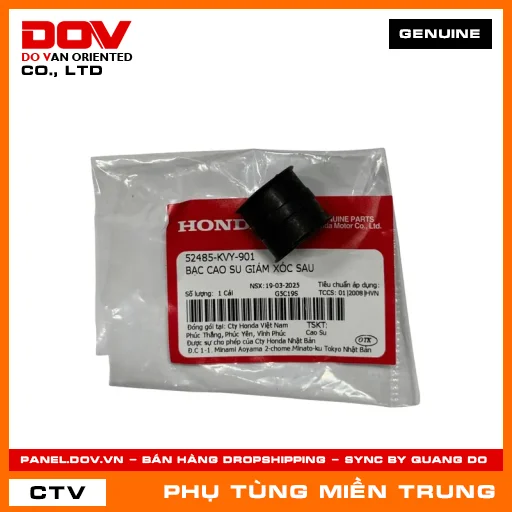 BẠC CAO SU GIẢM XÓC SAU HONDA CHÍNH HÃNG (MÃ: 52485KVY901) — 52485KVY901