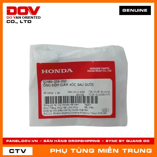 ỐNG ĐỆM GIẢM XÓC SAU DƯỚI HONDA CHÍNH HÃNG (MÃ: 52486056000) — 52486056000