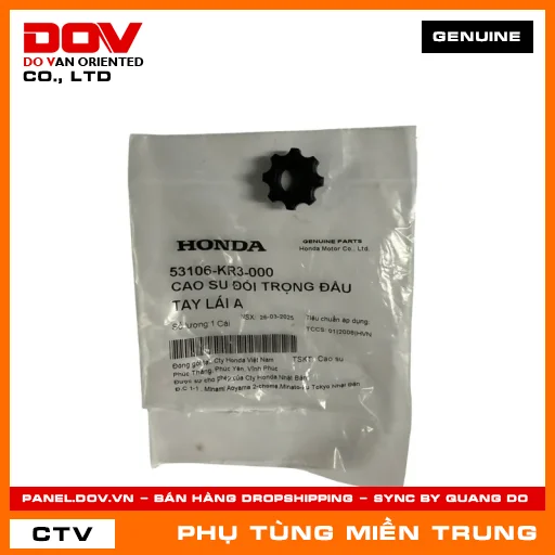 CAO SU ĐỐI TRỌNG ĐẦU TAY LÁI A HONDA CHÍNH HÃNG (MÃ: 53106KR3000) — 53106KR3000