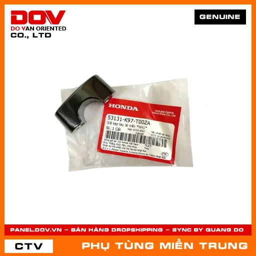 GIÁ KẸP TAY LÁI TRÊN *NH1* HONDA CHÍNH HÃNG (MÃ: 53131K97T00ZA) — 53131K97T00ZA