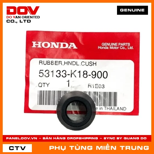 ĐỆM CAO SU TAY LÁI BÊN HONDA CHÍNH HÃNG (MÃ: 53133K18900) — 53133K18900