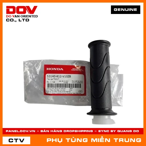 TAY GA *NH1* HONDA CHÍNH HÃNG (MÃ: 53140K12V10ZB) — 53140K12V10ZB