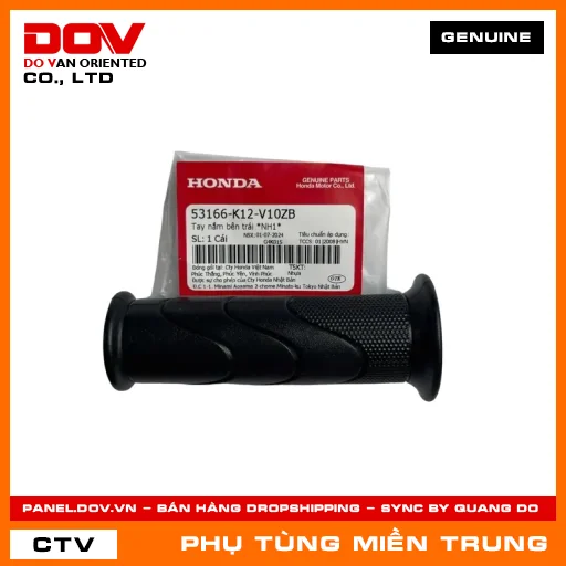 TAY NẮM BÊN TRÁI *NH1* HONDA CHÍNH HÃNG (MÃ: 53166K12V10ZB) — 53166K12V10ZB