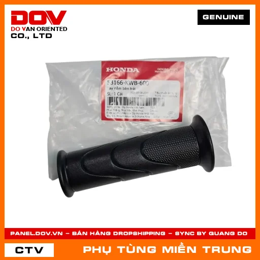 TAY NẮM BÊN TRÁI HONDA CHÍNH HÃNG (MÃ: 53166KWB600) — 53166KWB600