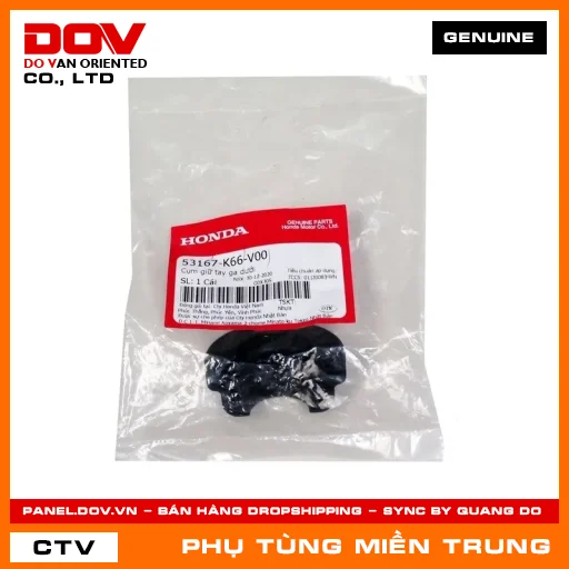 CỤM GIỮ TAY GA DƯỚI HONDA CHÍNH HÃNG (MÃ: 53167K66V00) — 53167K66V00