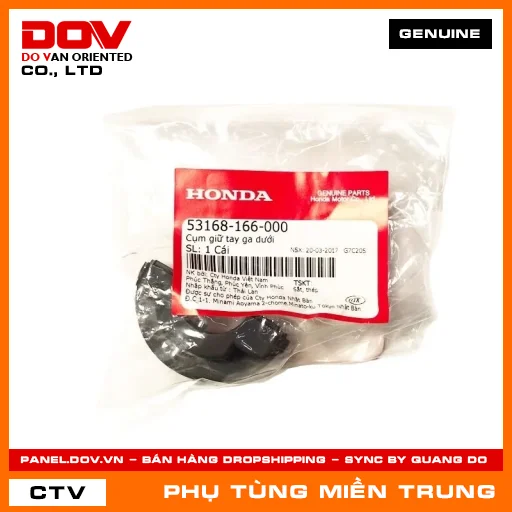 CỤM GIỮ TAY GA DƯỚI HONDA CHÍNH HÃNG (MÃ: 53168166000) — 53168166000