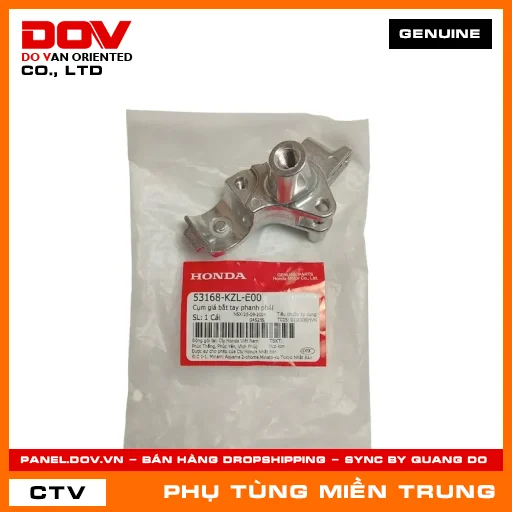 CỤM GIÁ BẮT TAY PHANH PHẢI HONDA CHÍNH HÃNG (MÃ: 53168KZLE00) — 53168KZLE00