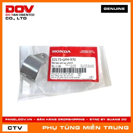 ĐAI KẸP GIÁ TAY PHANH HONDA CHÍNH HÃNG (MÃ: 53173GFM970) — 53173GFM970