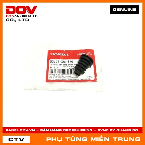 CHẮN BỤI CẦN TĂNG CHỈNH PHANH HONDA CHÍNH HÃNG (MÃ: 53176GBL870) — 53176GBL870