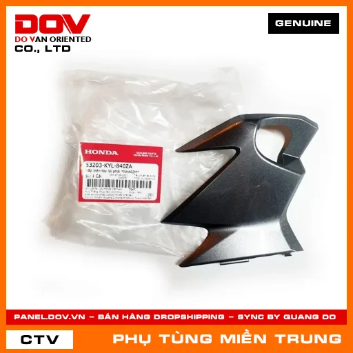 NẮP TRÊN TAY LÁI PHẢI *NHA62M* HONDA CHÍNH HÃNG (MÃ: 53203KYL840ZA) — 53203KYL840ZA