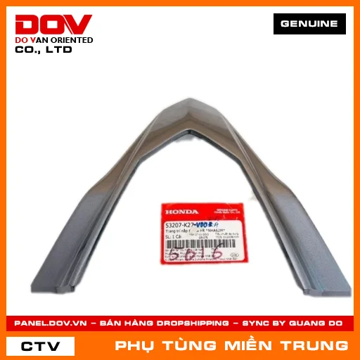TRANG TRÍ NẮP TAY LÁI FR NHA62 HONDA CHÍNH HÃNG (MÃ: 53207K27V00ZA) — 53207K27V00ZA