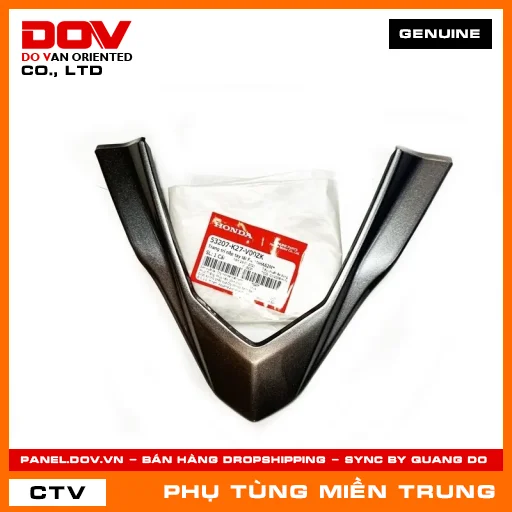 TRANG TRÍ NẮP TAY LÁI FR *NHA62M* HONDA CHÍNH HÃNG (MÃ: 53207K27V00ZK) — 53207K27V00ZK