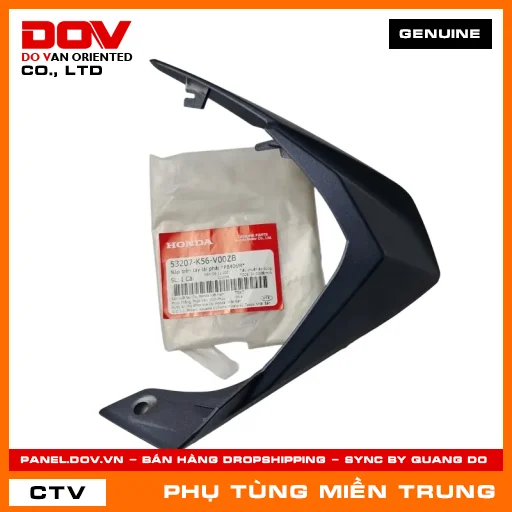 NẮP TRÊN TAY LÁI PHẢI *PB406M* HONDA CHÍNH HÃNG (MÃ: 53207K56V00ZB) — 53207K56V00ZB