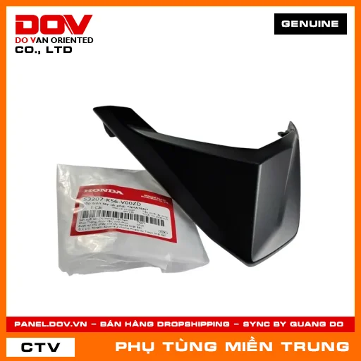 NẮP TRÊN TAY LÁI PHẢI *NHA76M* HONDA CHÍNH HÃNG (MÃ: 53207K56V00ZD) — 53207K56V00ZD