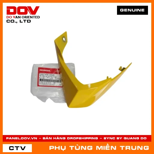 NẮP TRÊN TAY LÁI PHẢI *Y106* HONDA CHÍNH HÃNG (MÃ: 53207K56V00ZE) — 53207K56V00ZE
